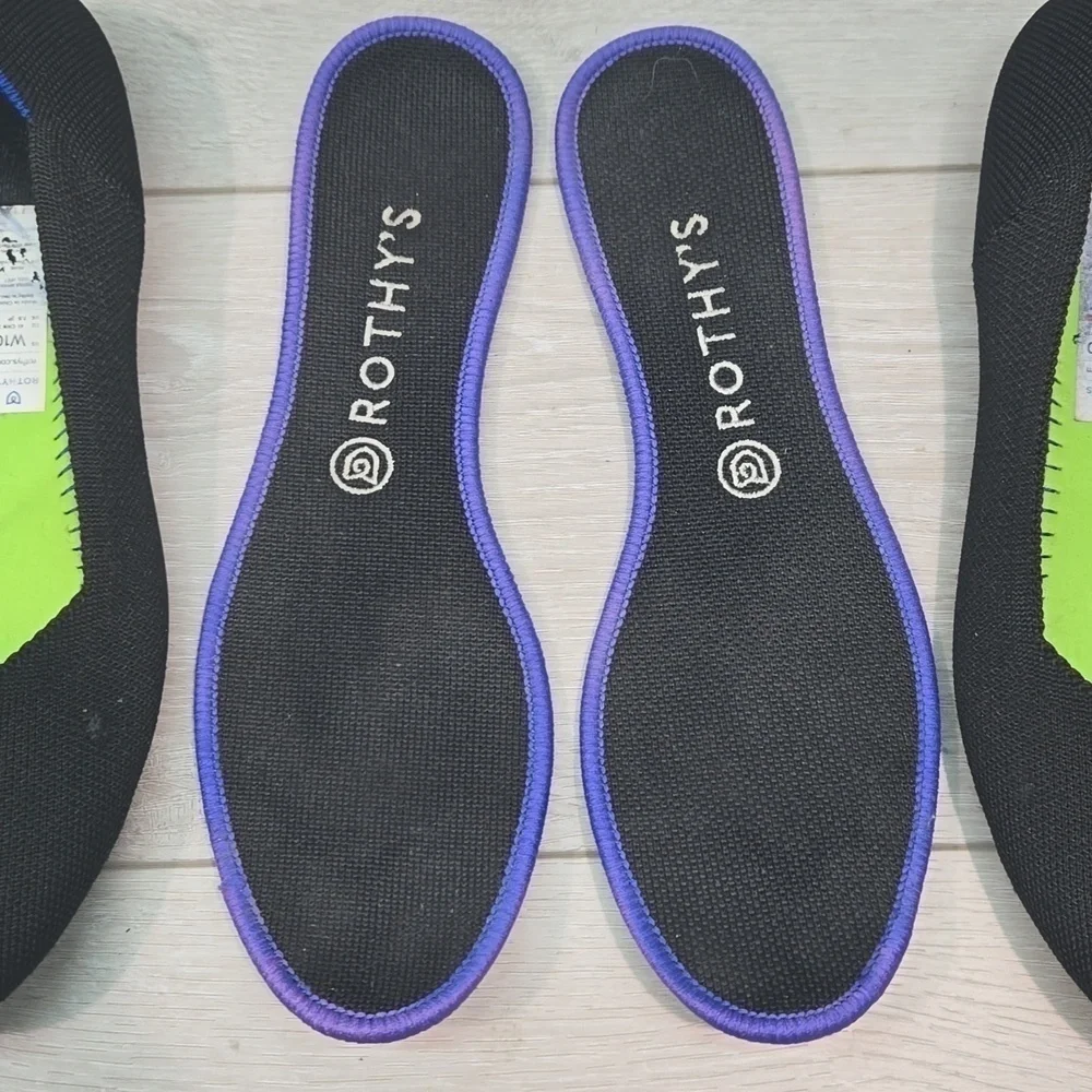 Rothy's Women Round Toe Ballet Flats Loafer Slip on shoes sz 10